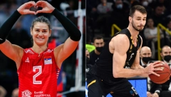 NA SEDMOM NEBU Srpski košarkaš Nemanja Dangubić uživa u vezi s lepom odbojkašicom (FOTO)