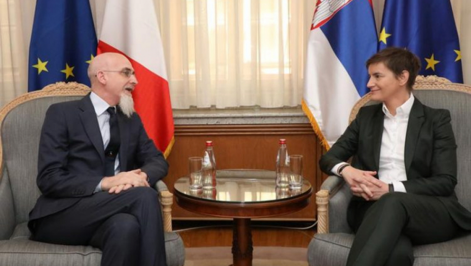 PREMIJERKA BRNABIĆ SE SASTALA SA GORIJEM Italija nastavlja da pruža podršku Srbiji na evropskom putu