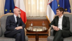 PREMIJERKA BRNABIĆ SE SASTALA SA GORIJEM Italija nastavlja da pruža podršku Srbiji na evropskom putu