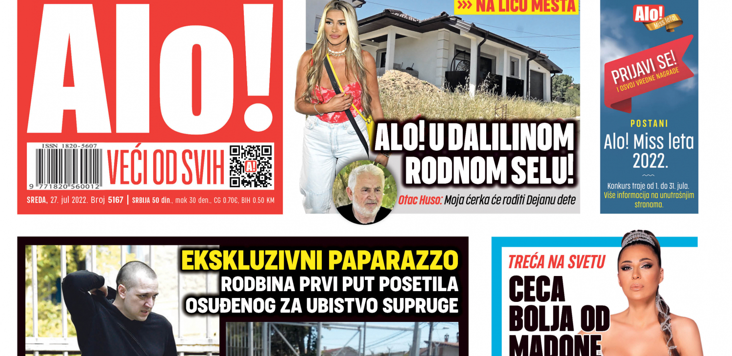 ČITAJTE SUTRA U ALO! Ekskluzivni paparazzo: Prva poseta rodbine suprugu Jelene Marjanović