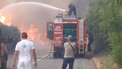 POŽAR KOD PREŠEVA USPEŠNO UGAŠEN Nije bilo povređenih osoba niti ugroženih objekata