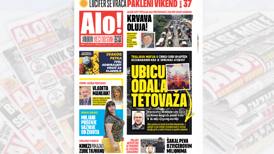 TRALJAVA MAFIJA U Crnoj Gori uhapšen Beograđanin koji je spremao ubistvo