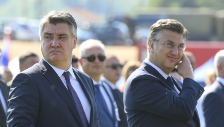 DODIR LEĐA O LEĐA Još jedan neprijatan susret Milanovića i Plenkovića