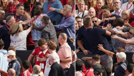 OVO SE RETKO VIĐA U ENGLESKOJ Došlo do tuče između domaćih navijača na "Old Trafordu" (VIDEO)