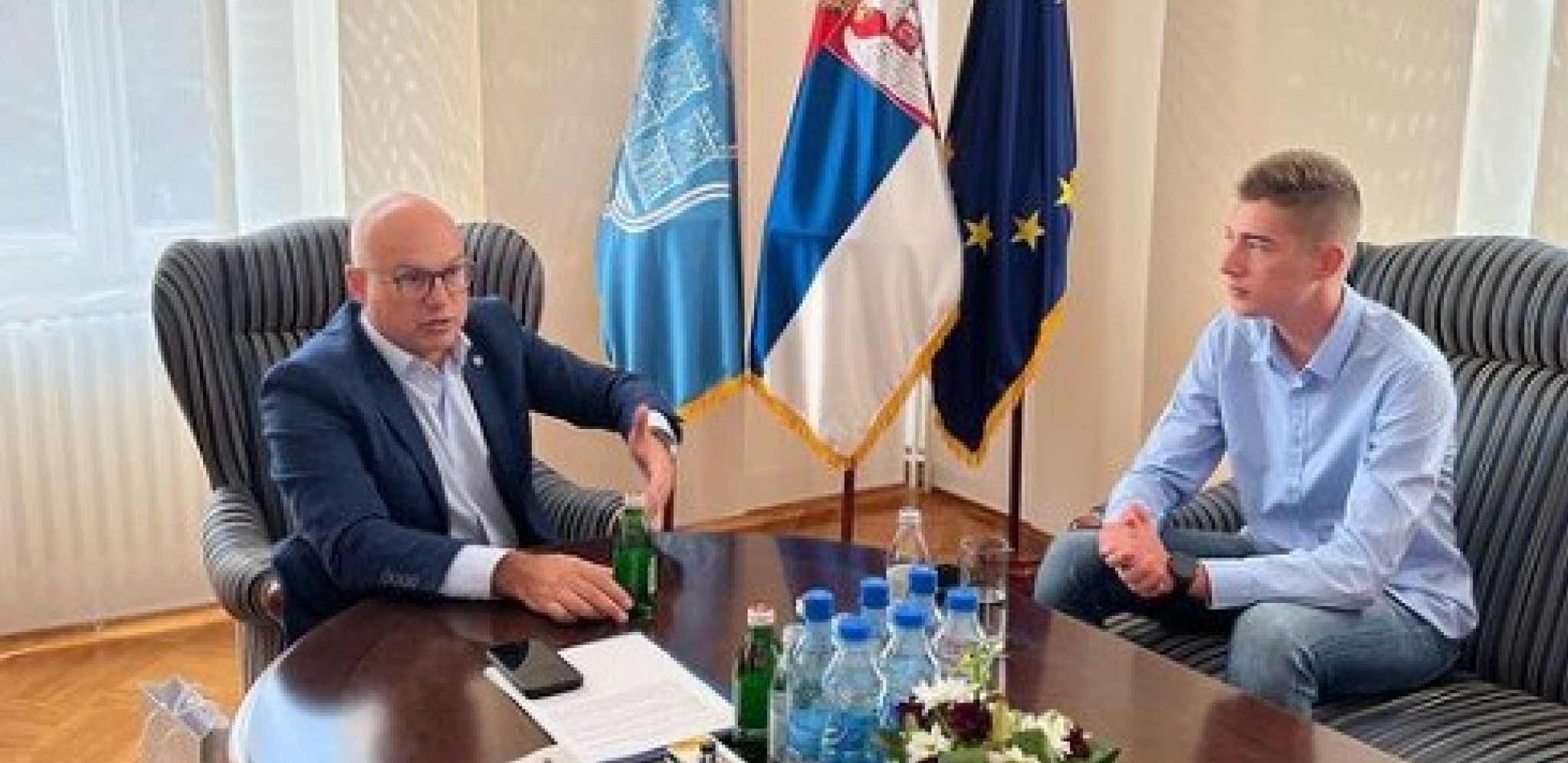 PONOS ZA SVOJ GRAD Vučevič ugostio najsavesnijeg Novosađanina