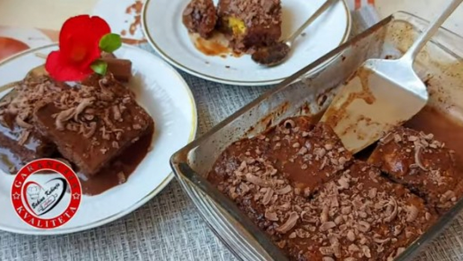 POSLASTICA KOJA ĆE VAM ULEPŠATI DAN Fantastičan čokoladni kolač, osetite pravi užitak (VIDEO)