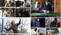 PREDSTAVLJAMO VAM SVE ŽENE U MUŠKIM POSLOVIMA: One su sposobne,  hrabre i moćne, voze avione, kamione, kreče, kopaju i čuvaju našu zemlju!