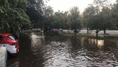NEVREME PROTUTNJALO KIKINDOM Kiša praćena snažnom olujom obarala je drveće (FOTO,VIDEO)