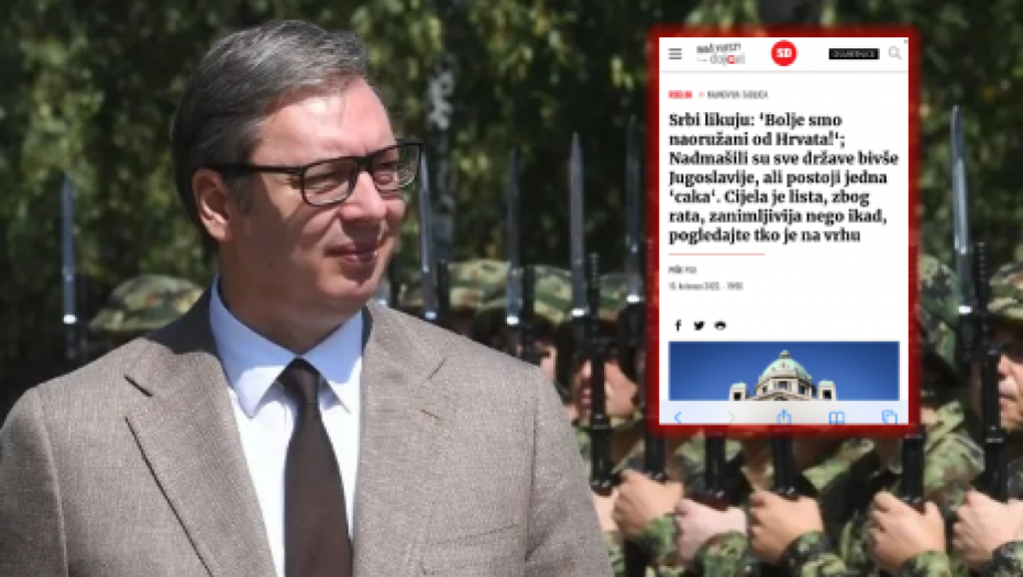 USTAŠE BESNE Pijune poglavnika Plenkovića boli što je Vojska Srbije najjača u bivšoj Jugoslaviji (FOTO)