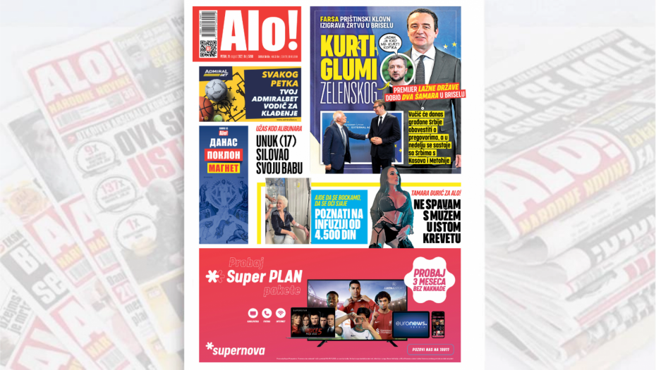 FARSA! PRIŠTINSKI KLOVN IZIGRAVA ŽRTVU U BRISELU Kurti glumi Zelenskog!