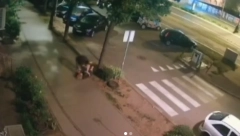JEZIVA SCENA NA NOVOM BEOGRADU Momak šutira, vuče i bacaka devojku na sred ulice (UZNEMIRUJUĆI VIDEO)