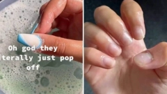 13 MILIONA ŽENA HIPNOTISANO JE GLEDALO SNIMAK Uz tri obična sastojka skinula je veštačke nokte bez oštećenja