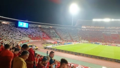 IZRAELCI NE ZNAJU ŠTA IH JE SNAŠLO Zvižduci za igrače Makabija prilikom izlaska na teren (VIDEO)