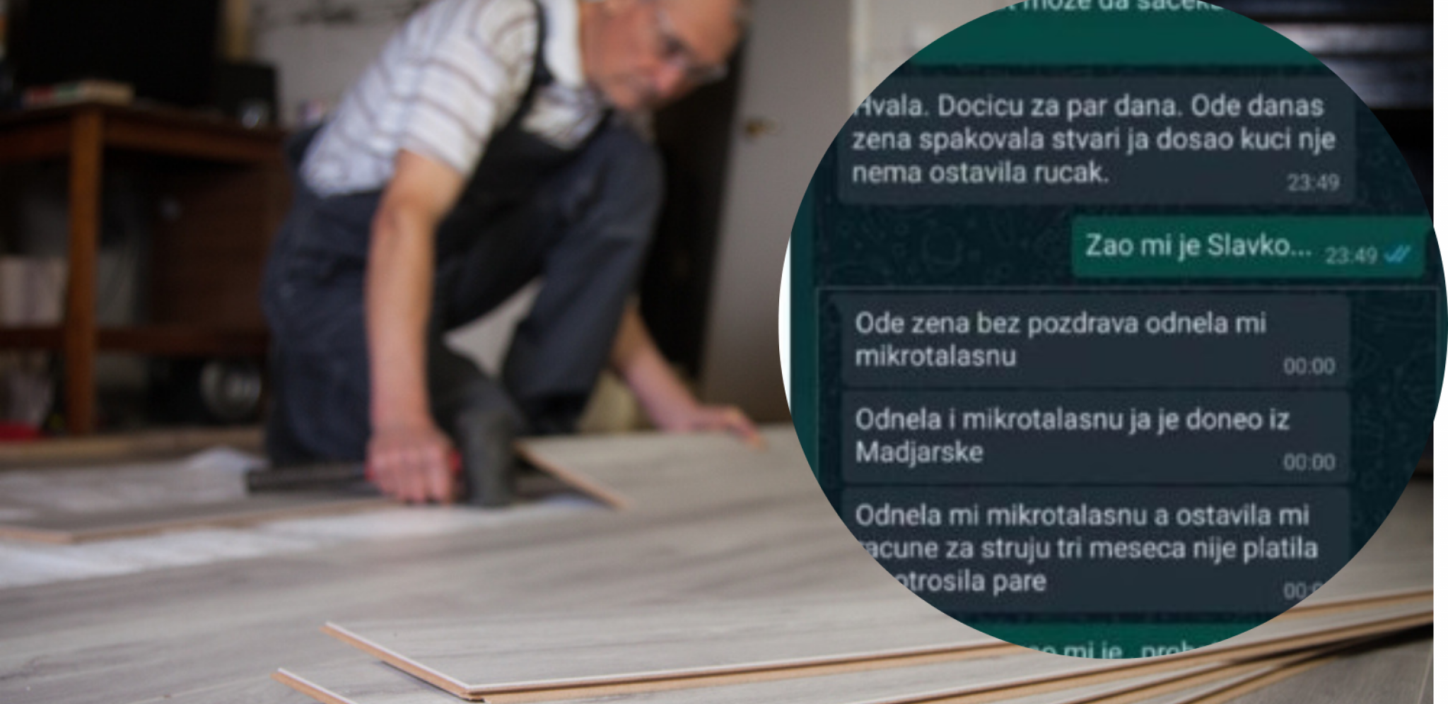 MAJSTOR SLAVKO NIJE MOGAO DA POSTAVI LAMINAT Razlog je više nego opravdan, odgovor gazdarice će vas nasmejati do suza!