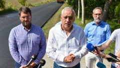 ZAVRŠNI RADOVI Gradonačelnik Bakić obišao saobraćajnicu oko Palićkog jezera (FOTO)