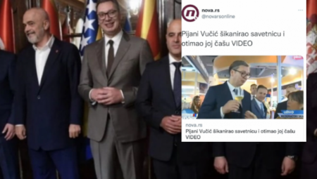 DNO TAJKUNSKIH MEDIJA Hajka na Vučića: Sigurno je pijan kad se raduje uspehu Srbije!