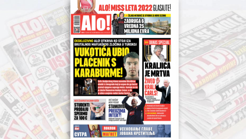 EKSKLUZIVNO ALO! OTKRIVA Vukotića ubio plaćenik s Karaburme!