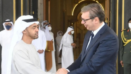 SASTALI SE VUČIĆ I BIN ZAJED Tema - unapređenje odnosa Srbije i UAE