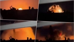 PUKLO KAO NUKLEARNA BOMBA! Objavljen snimak pogotka elektrane, talas uništava sve pred sobom! (VIDEO)