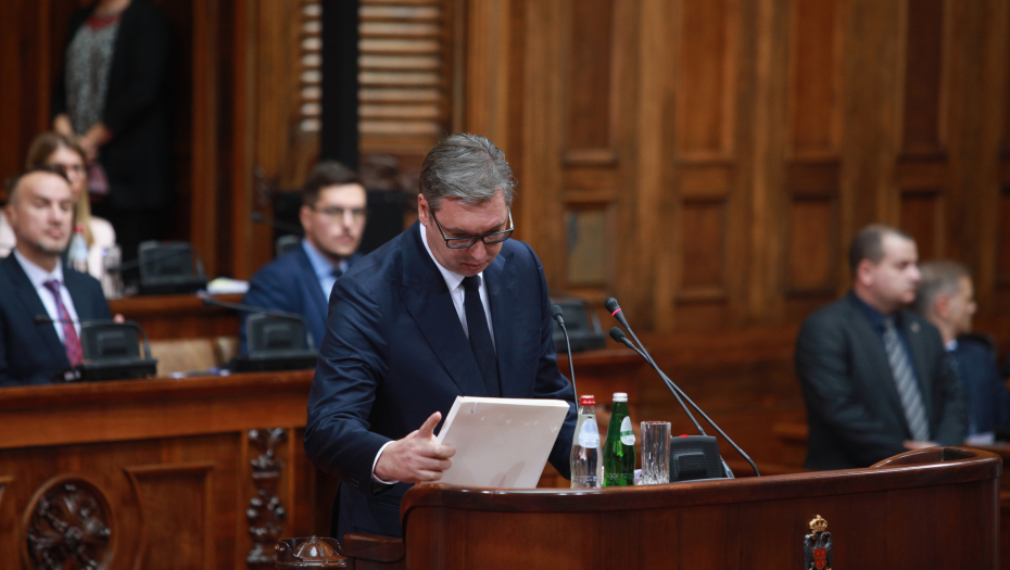 NAJVAŽNIJE PORUKE PREDSEDNIKA SRBIJE U SKUPŠTINI Učinićemo sve da sačuvamo mir, ne želimo traktorske kolone