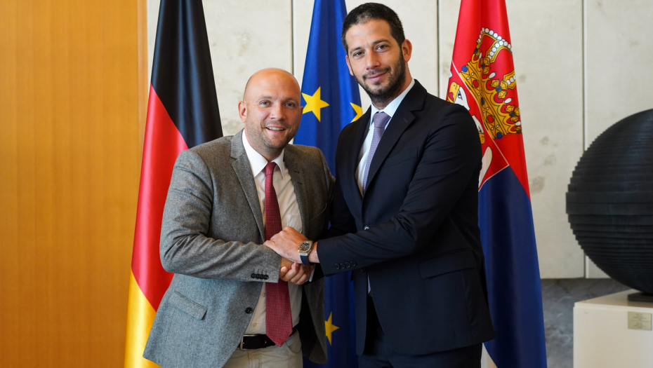 UDOVIČIĆ SA SPECIJALNIM IZASLANIKOM NEMAČKE ZA ZAPADNI BALKAN: Nastavak i proširenje saradnje je naš zajednički cilj