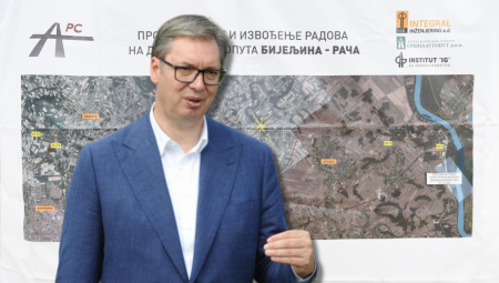 PREDSEDNIK U BIJELJINI Vučić: Našu deonicu puta završićemo za najviše godinu dana (FOTO/VIDEO)