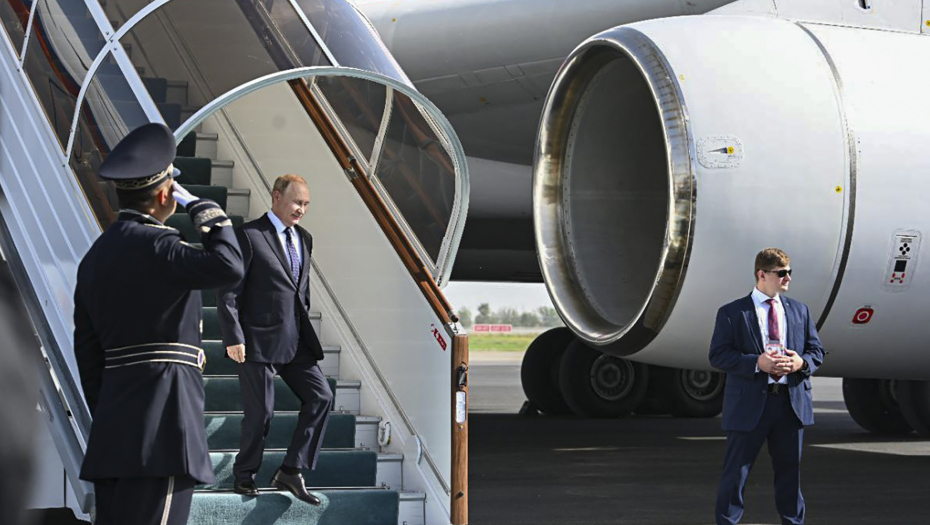 PUTIN STIGAO U SAMARKAND Ruski lider će održati niz bilateralnih sastanaka