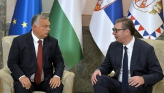 VUČIĆ SE SASTAO SA ORBANOM Učvršćivanje prijateljskih odnosa dve zemlje (FOTO)