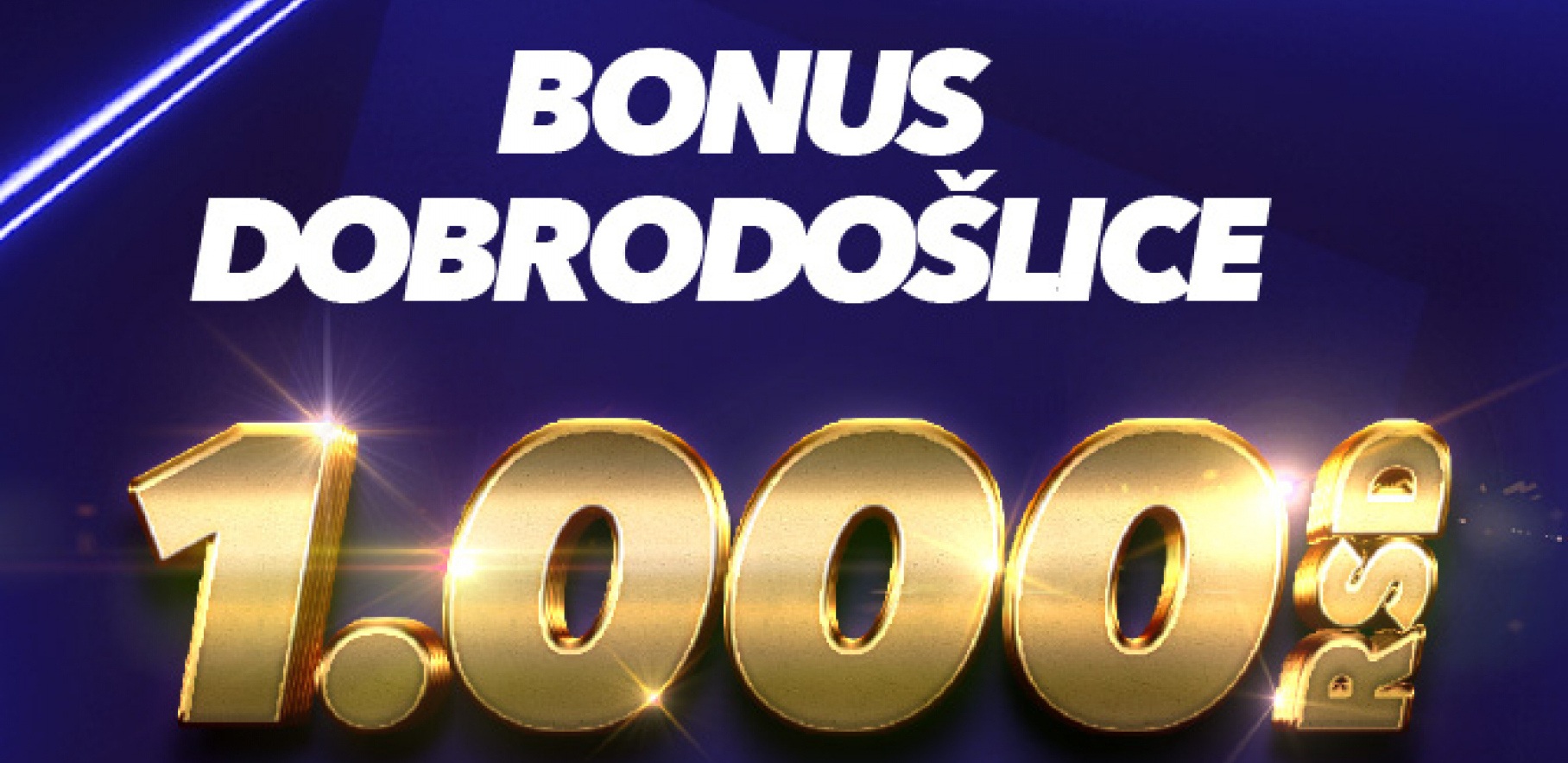 Bonus dobrodošlice bez depozita - samo u AdmiralBet-u