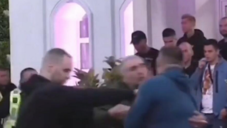 POTUKLI SE IVAN MARINKOVIĆ I MILJAN Nastao opšti haos, obezbeđenje ne može da ih smiri (VIDEO)