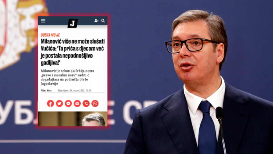 MILANOVIĆ BESAN KAO USTAŠA PLENKOVIĆ Dokle će nas Vučić podsećati na mrtvu srpsku decu koju smo pobili?!