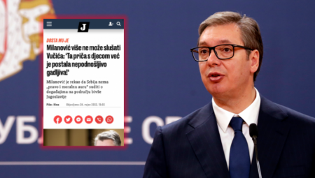 MILANOVIĆ BESAN KAO USTAŠA PLENKOVIĆ Dokle će nas Vučić podsećati na mrtvu srpsku decu koju smo pobili?!