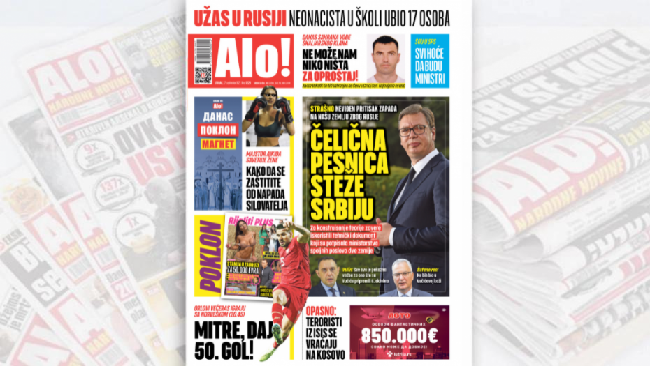 ČELIČNA PESNICA STEŽE SRBIJU! Strašno! Neviđen pritisak Zapada na našu zemlju zbog Rusije