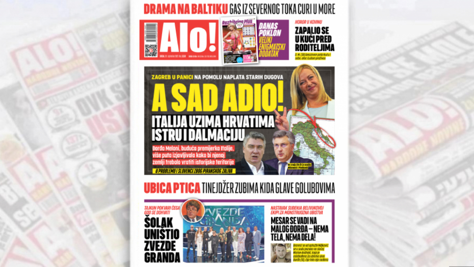A SAD ADIO! Italija uzima Hrvatima Istru i Dalmaciju