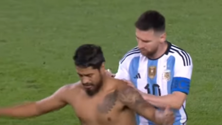 MESI JE OSTAO U ŠOKU Navijač je po svaku cenu hteo Leov potpis na telu, obezbeđenje ga raznelo (VIDEO)