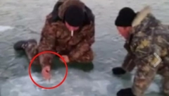 HIT NA INTERNETU Zanemećete kada vidite šta su Rusi uradili na zaleđenom jezeru (VIDEO)