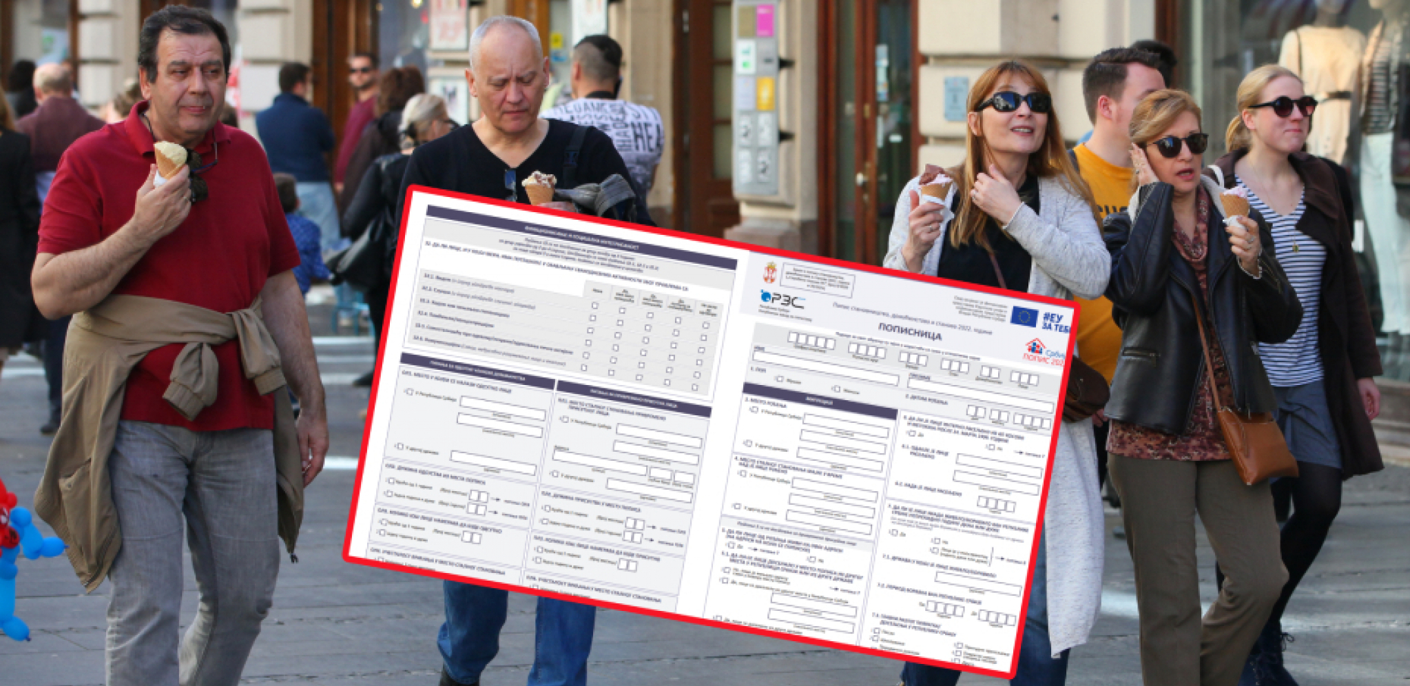 ZA DVA DANA U SRBIJI POPISANO 430.000 LJUDI Oglasio se Republički zavod za statistiku