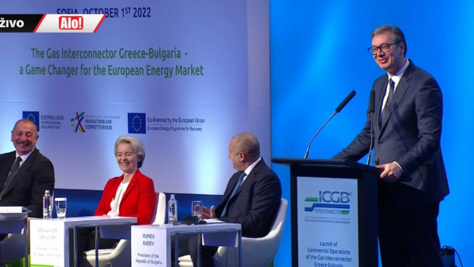 PUŠTEN U RAD GASNI INTERKONEKTOR U BUGARSKOJ Predsednik Vučić: Nadam se da ćemo sledeće godine imati ovakvu ceremoniju i u našoj zemlji (VIDEO)