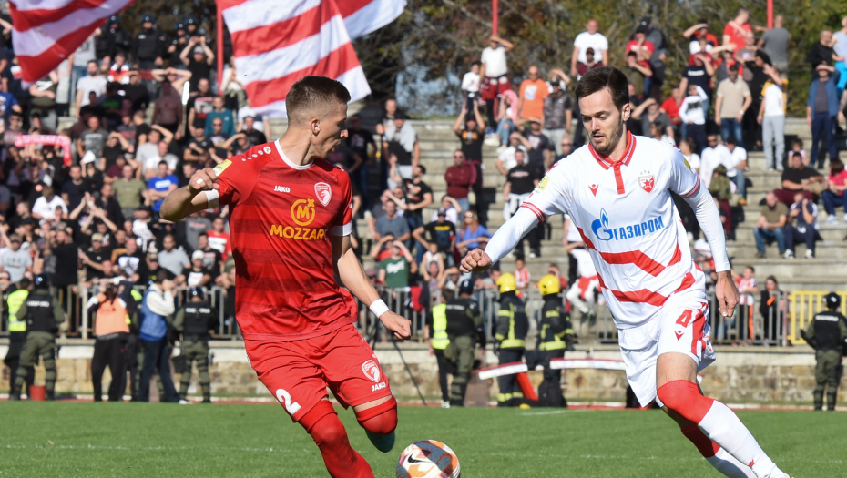 ZVEZDA SE PROVUKLA U KRAGUJEVCU Hrabra borba Radničkog, ali su crveno-beli preko Kataija, golom sa bele tačke, došli do nova tri boda u prvenstvu