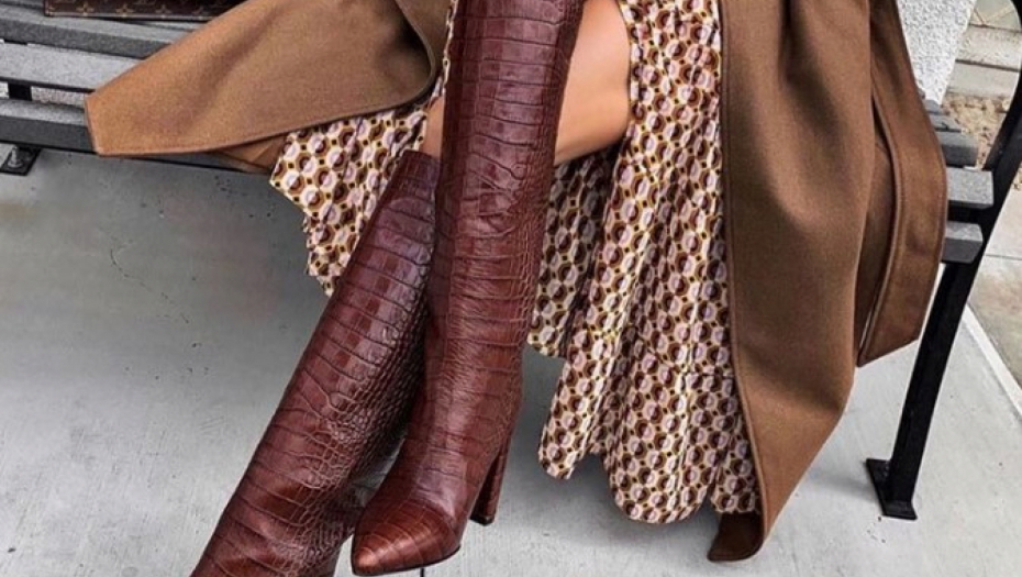 ZA SVE PRILIKE Smeđe čizme, modni klasik idealan za zimske kombinacije