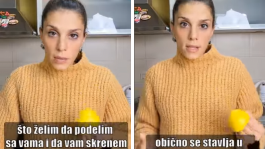 DA LI STE IKAD ČITALI DEKLARACIJU CITRUSA? Nastasija otkrila da li kora limuna sme da se jede ili stavlja u neki napitak!