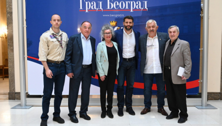 Šapić primio delegaciju SUBNOR-a povodom 78 godina od oslobođenja Beograda (FOTO)