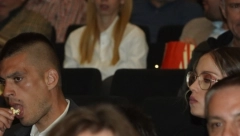 VUJADIN URLAO NA MIRKU VASILJEVIĆ Fudbaler napravio skandal na promociji, glumica momentalno reagovala