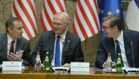 DOBRO NAM DOŠLI, DRAGI PRIJATELJI Predsednik Vučić se sastao s privrednom delegacijom Vlade SAD