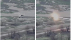 UDAR IZ MUTNOG NEBA! Objavljen snimak rakete koja obara ruski helikopter u niskom letu (VIDEO)