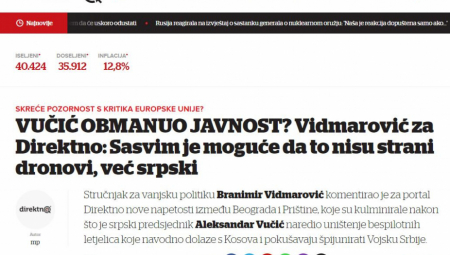 SADA SE VIDI KO JE LAGAO! Nakon što je Vojska Srbije oborila dron iznad kasarne, ustaški plan ostao totalno ogoljen!