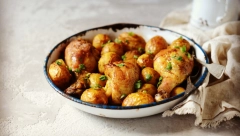 Ručak za celu porodicu: Piletina sa krompirom iz rerne