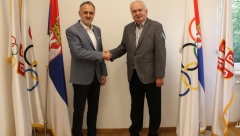 Ministar sporta Zoran Gajić mandat započeo posetom Olimpijskom komitetu Srbije