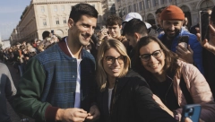 LEPA MELISA "PALA" NA NOVAKA Srpski šampion uradio ono što nije ni Nadal: Đoković očarao izazovnu Italijanku (FOTO)