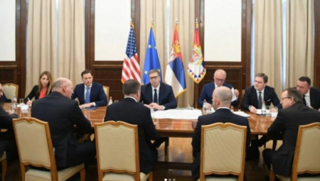 VUČIĆ SA PREDSTAVNICIMA KOMPANIJE BEHTEL: Informisali predsednika o napredovanju radova na budućem ponosu Srbije!